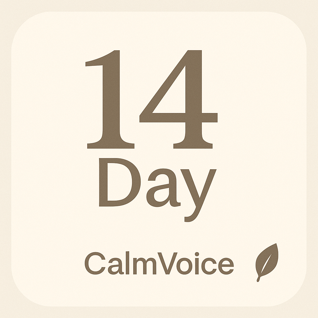 CalmVoice – 14-Day Deepening
