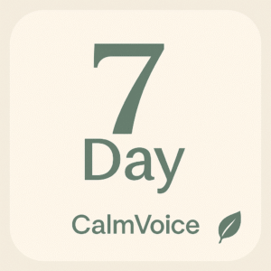 CalmVoice – 7-Day Support